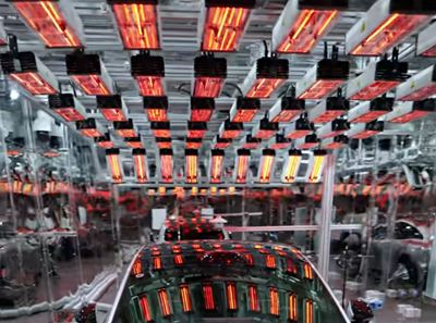 朗普R10系列紅外輻射加熱器在新能源汽車VOC實驗中的應用優(yōu)勢